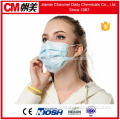 CM 3 ply 17.5 * 9.5 cm face mask with round or flat elastic band